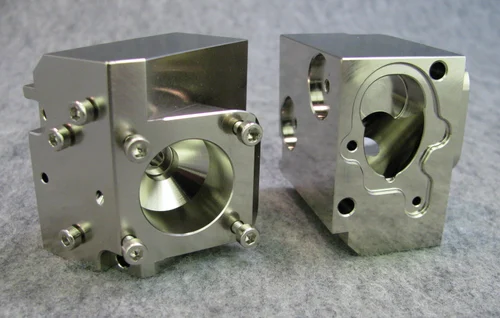 Electroless nickel plated machined valve blocks